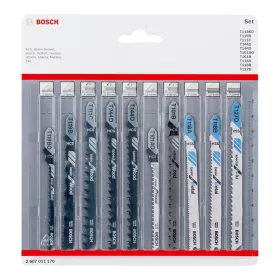   Bosch 10 részes dekopír fűrészlap készlet fához és fémhez