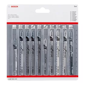   Bosch 10 részes dekopír fűrészlap készlet fához precíziós