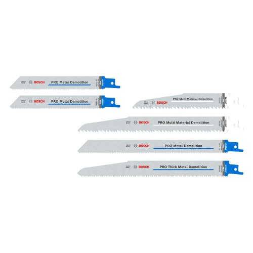 Bosch PRO Demolition orrfűrészlap, 6 részes szett, fém, nemvasfém