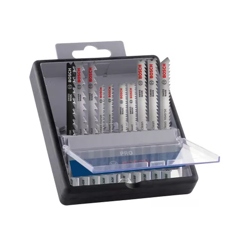 Bosch PRO szúrófűrészlap készlet, 83 mm, 10 részes, keményfa és laminált lapokhoz