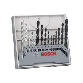   Bosch X-Pro vegyes fúrókészlet 3, 4, 5, 6, 8 mm (fa, fém, kőzet), 15 részes