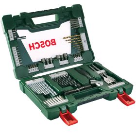   Bosch V-Line 83 részes tartozék készlet + LED zseblámpa + villáskulcs