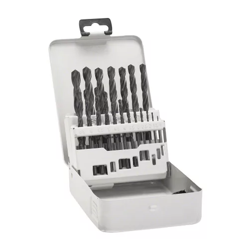 Bosch HSS-G DIN 340 fémfúrószár készlet hengeres befogással 1-10mm 19 részes