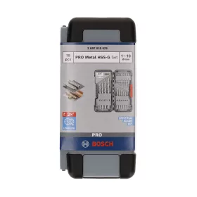   Bosch PRO HSS-G fémfúrószár készlet hengeres befogással 1-10mm 18 részes