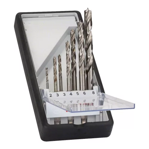 Bosch PRO fafúró készlet HSS központosított, 7 részes, 2,3,3,4,5,6,8 mm