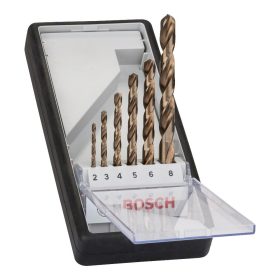   Bosch PRO HSS-G Co fémfúrószár készlet hengeres befogással 2-8mm 6 részes