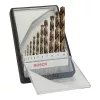 Bosch PRO HSS-G Co fémfúrószár készlet hengeres befogással 1-10mm 10 részes