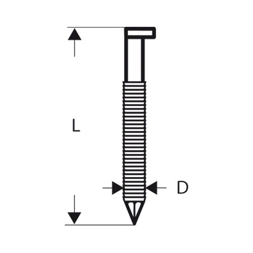 Bosch D-fejű szalagszeg SN34DK 90RG, 2500 db