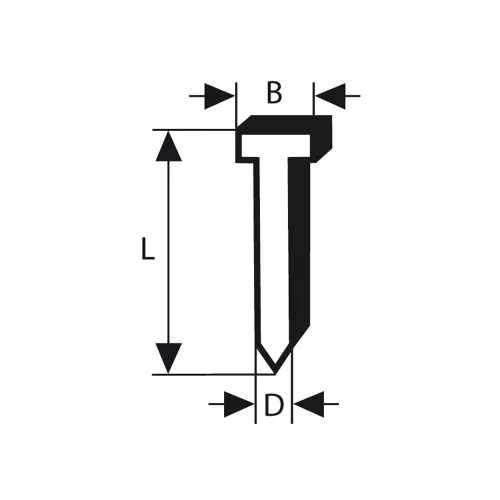 Bosch Süllyesztettfejű szeg SK64 30G, 2500 db