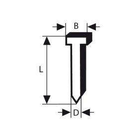  Bosch 1.2/18g fej nélküli szeg , horganyzott SK50 45 mm 5000 db