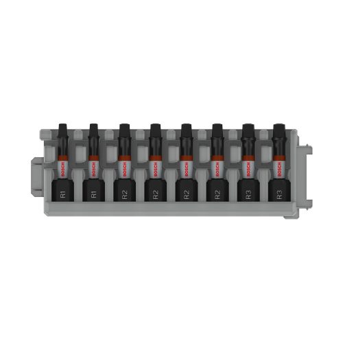 Bosch PRO Robertson ütvecsavarozó bitkészlet, 8 részes, Pick and Click