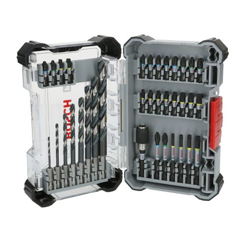 Bosch PRO Impact ütvecsavarozó bit és fémfúró vegyes készlet, 35 részes