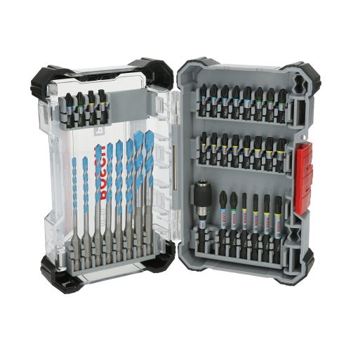 Bosch PRO Impact ütvecsavarozó bit és Multi Construction fúrószár vegyes készlet, 35 részes