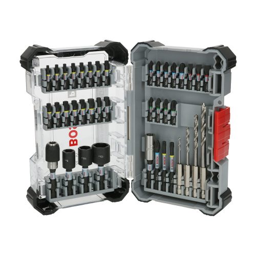 Bosch PRO Impact csavarozó és fafúró vegyes készlet, 40 részes, Pick and Click