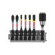 Bosch PRO ütvecsavarozó bitkészlet, 50 mm, 8 részes, vegyes, Pick and Click