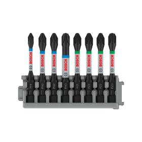   Bosch PRO ütvecsavarozó bitkészlet, 55 mm, 8 részes, vegyes, Pick and Click