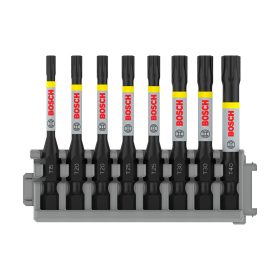   Bosch PRO Torx ütvecsavarozó bitkészlet, T15-T40, 55 mm, 8 db, Pick and Click