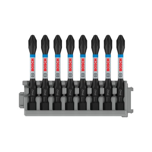 Bosch PRO Phillips ütvecsavarozó bitfej, PH2, 55 mm, 8 db, Pick and Click