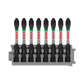   Bosch PRO Pozidriv ütvecsavarozó bitfej, PZ2, 55 mm, 8 db, Pick and Click