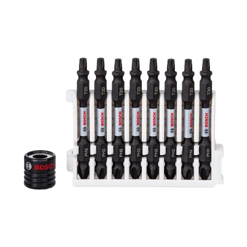 Bosch PRO Impact Control kétvégű PH-T csavarbit csomag, 9 db, Pick and Click
