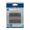 Bosch PRO kétvégű ütvecsavarozó bitfej, PH2, 65 mm, 8 db, Pick and Click