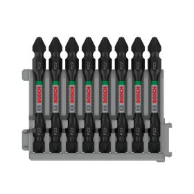   Bosch PRO kétvégű ütvecsavarozó bitfej, PZ2, 65 mm, 8 db, Pick and Click