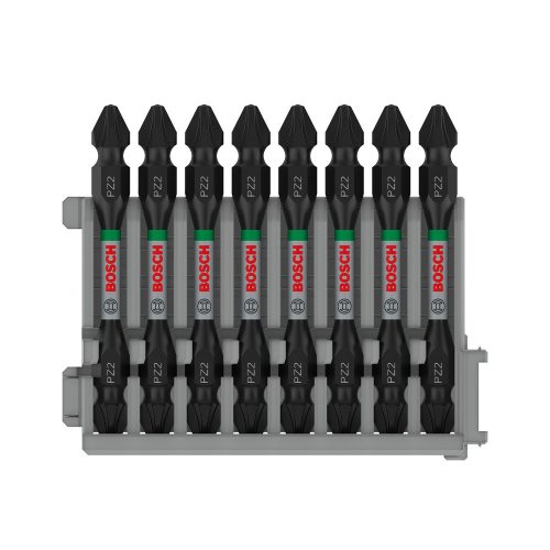 Bosch PRO kétvégű ütvecsavarozó bitfej, PZ2, 65 mm, 8 db, Pick and Click