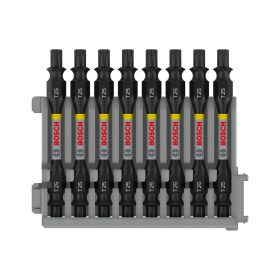   Bosch PRO kétvégű ütvecsavarozó bitfej, T25, 65 mm, 8 db, Pick and Click