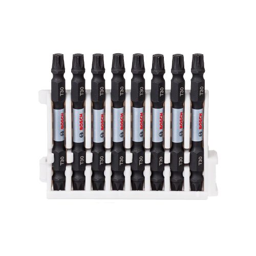 Bosch PRO Impact Control kétvégű T30 csavarbit csomag, 8 db, Pick and Click