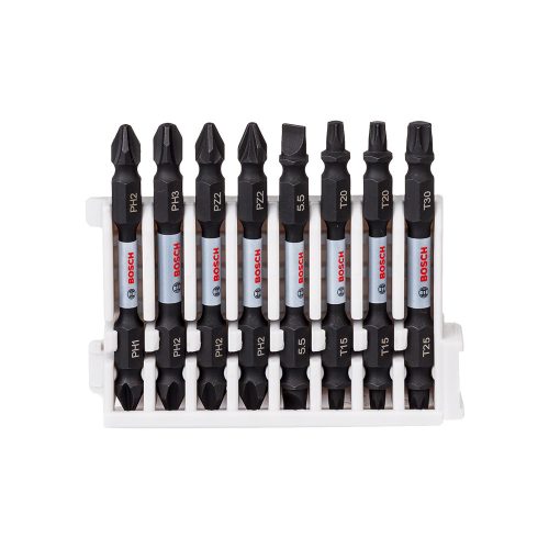 Bosch PRO Impact Control kétvégű vegyes csavarbit csomag, 8 db, Pick and Click