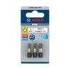 Bosch PRO Torx ütvecsavarozó bitfej, T20x25, T25x25, T30x25 mm, 3 részes