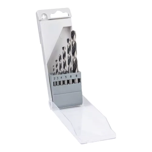 Bosch HSS PointTeQ DIN 338 fémfúrószár készlet hengeres befogással 2-8mm 6 részes