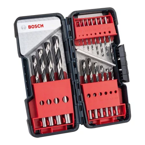 Bosch HSS PointTeQ DIN 338 fémfúrószár készlet hengeres befogással 1-10mm 18 részes