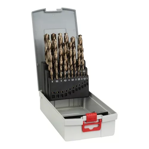 Bosch PRO HSS-G Co fémfúrószár készlet hengeres befogással 1-13mm 25 részes