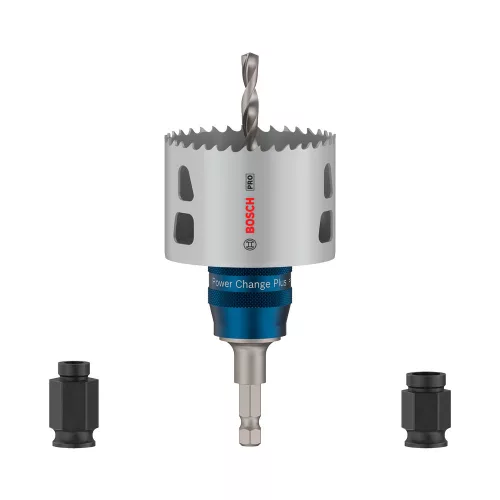 Bosch PRO Multi Material PC Plus körkivágó, 68 mm, kezdő készlet befogóval 5 részes