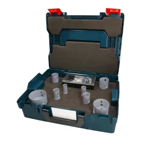   Bosch PRO Multi Material PC Plus körkivágó készlet befogóval, 11 részes, 22,25,30,35,40,51,68,83