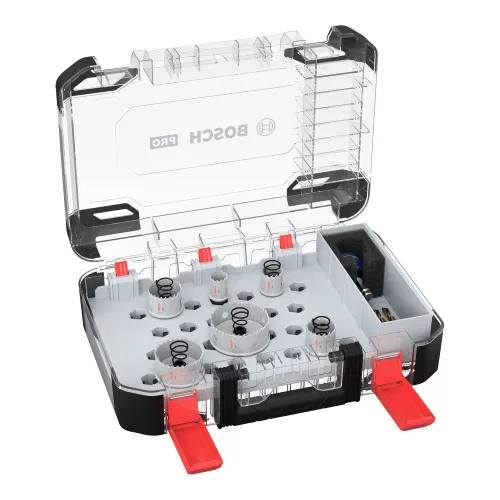 Bosch PRO Sheet Metal PC Plus körkivágó készlet, 8 részes, 20,25,32,38,51,64, fémhez