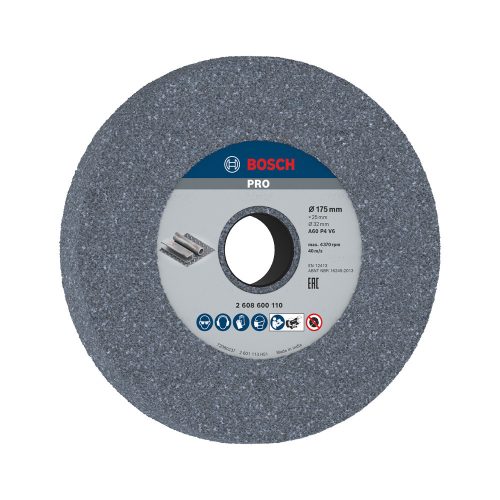Bosch PRO köszörűkorong / csiszolókorong, 175x25x32 mm, G60, acélhoz, öntöttvashoz