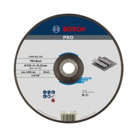   Bosch PRO hajlított csiszolótárcsa, nagyolótárcsa 230x6x22,23 mm, fémhez