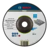 Bosch PRO hajlított csiszolótárcsa, nagyolótárcsa 180x6x22,23 mm, inoxhoz