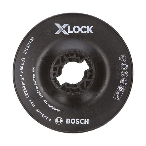 Bosch PRO alátéttányér X-LOCK Hard, 125 mm, kemény