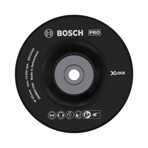 Bosch PRO alátéttányér / gumitányér Hard, 115 mm, M14, kemény