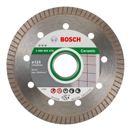 Bosch PRO Ceramic gyémánt vágókorong, 115x22,23 mm, márvány, csempe, kátrány