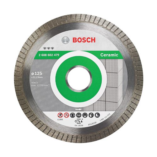 Bosch Best for Ceramic extraclean Turbo gyémánt vágótárcsa csempéhez 1,4x125mm