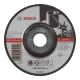 Bosch PRO hajlított csiszolótárcsa, nagyolótárcsa 125x6x22,23 mm, inoxhoz