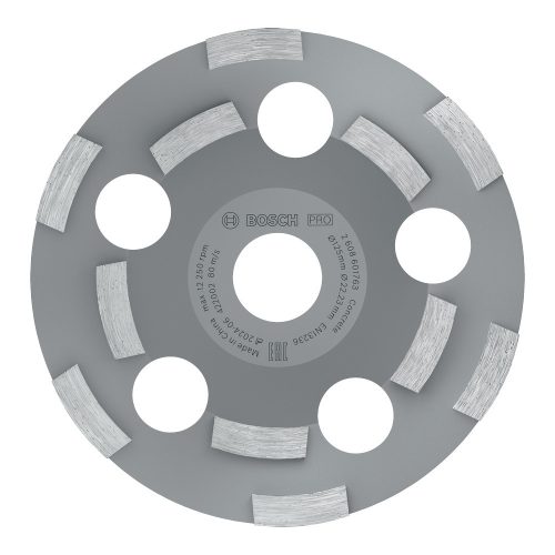 Bosch PRO Abrasive gyémánt fazékkorong, 125 mm, sarokcsiszolóhoz, tégla, mész, homoktéglához