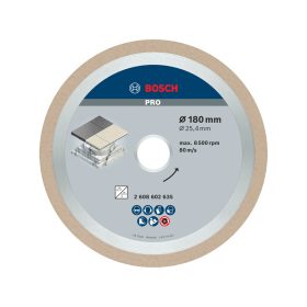   Bosch PRO Ceramic gyémánt vágókorong, 180x25,4 mm, márvány, csempe, kerámia