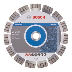   Bosch PRO Stone gyémánt vágókorong, 230x22,23 mm, vasbeton, gránit, terméskő