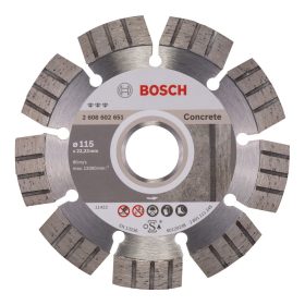   Bosch PRO Concrete gyémánt vágókorong, 115x22,23 mm, vasbeton, beton