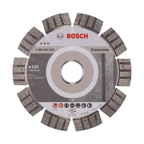 Bosch Standard for Concrete gyémánt darabolótárcsa betonhoz 125x2,2x22,23mm